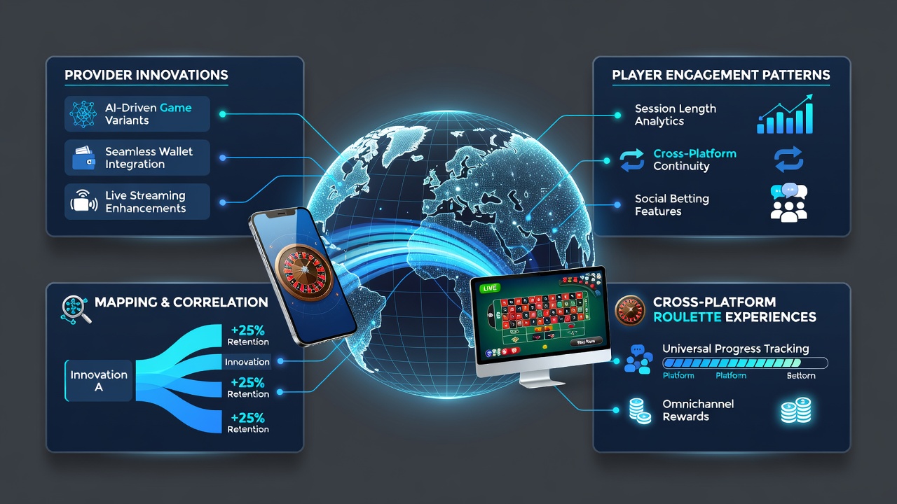 Analyse von Spielerinteraktionen über verschiedene Roulette-Plattformen hinweg mit Fokus auf Innovationsmuster