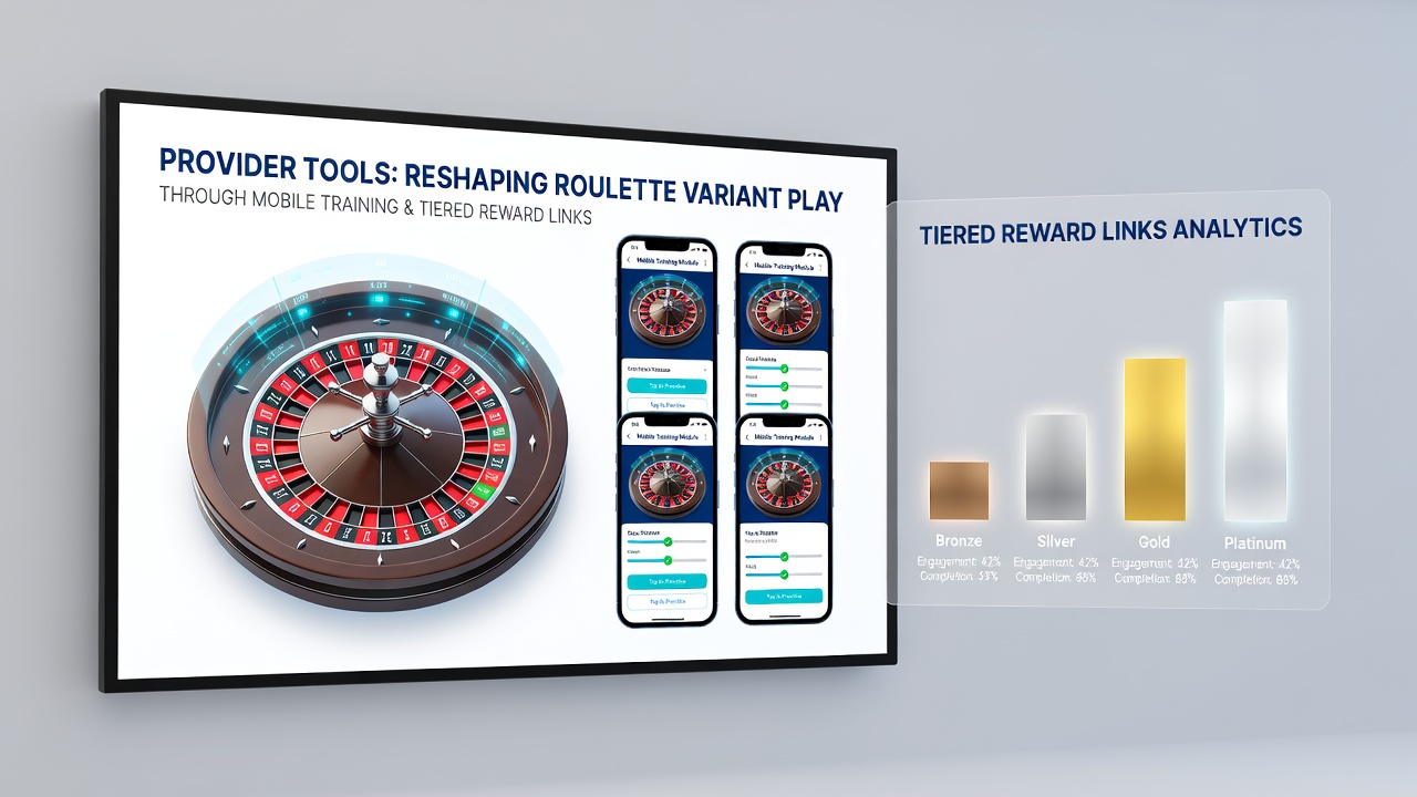 Gestaffelte Belohnungslinks und Provider-Tools in einer mobilen Roulette-App mit Fortschrittsanzeige