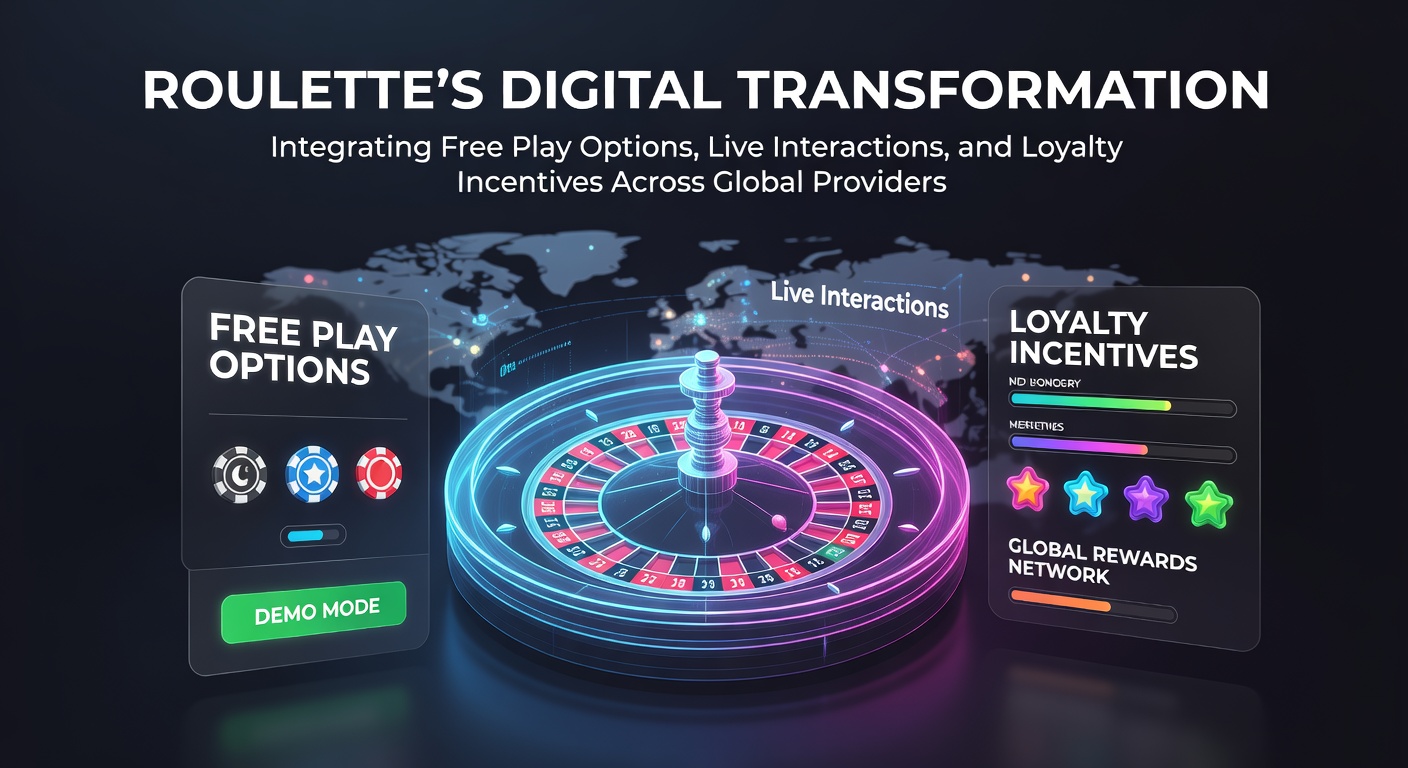 Digitale Roulette-Plattformen mit Freispiel-Optionen und Live-Interaktionen