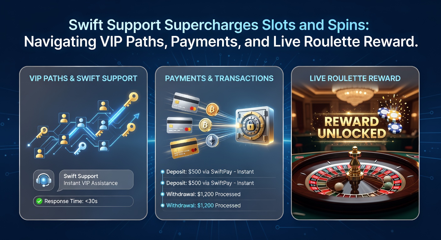 Nahaufnahme eines VIP-Spielers am Live-Roulette-Tisch mit schnellen Zahlungsoptionen und Support-Chat offen, umgeben von Slots-Icons und Reward-Bannern