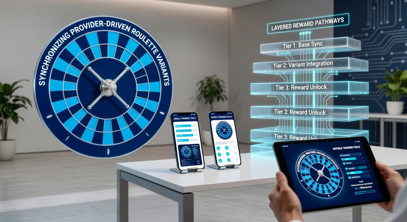 Mobile Roulette-Trainingsoberfläche mit Variantenübersicht und Belohnungspfaden