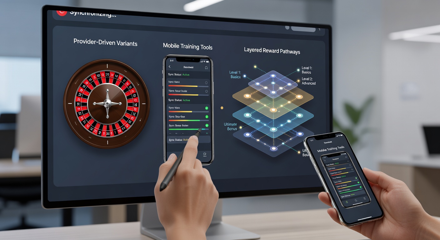 Gestaffelte Belohnungspfade und Synchronisation mobiler Roulette-Trainings